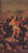 Francisco de goya y Lucientes May 2,1808,in Madrid The Charge of the Mamelukes oil on canvas
